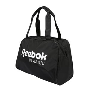 Reebok Classic Víkendová taška 'CL Core Duffle'  biela / čierna