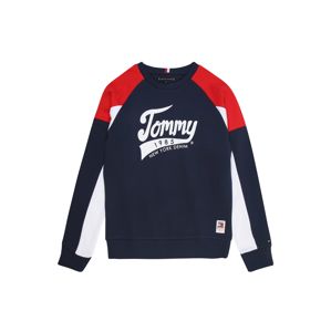 TOMMY HILFIGER Sweatshirt 'TOMMY 1985 SWEATSHIRT'  námornícka modrá / červené / biela