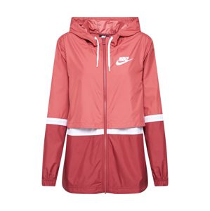 Nike Sportswear Prechodná bunda  červené / pastelovo červená / biela