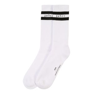 EDWIN Ponožky 'Edwin'  biela / čierna
