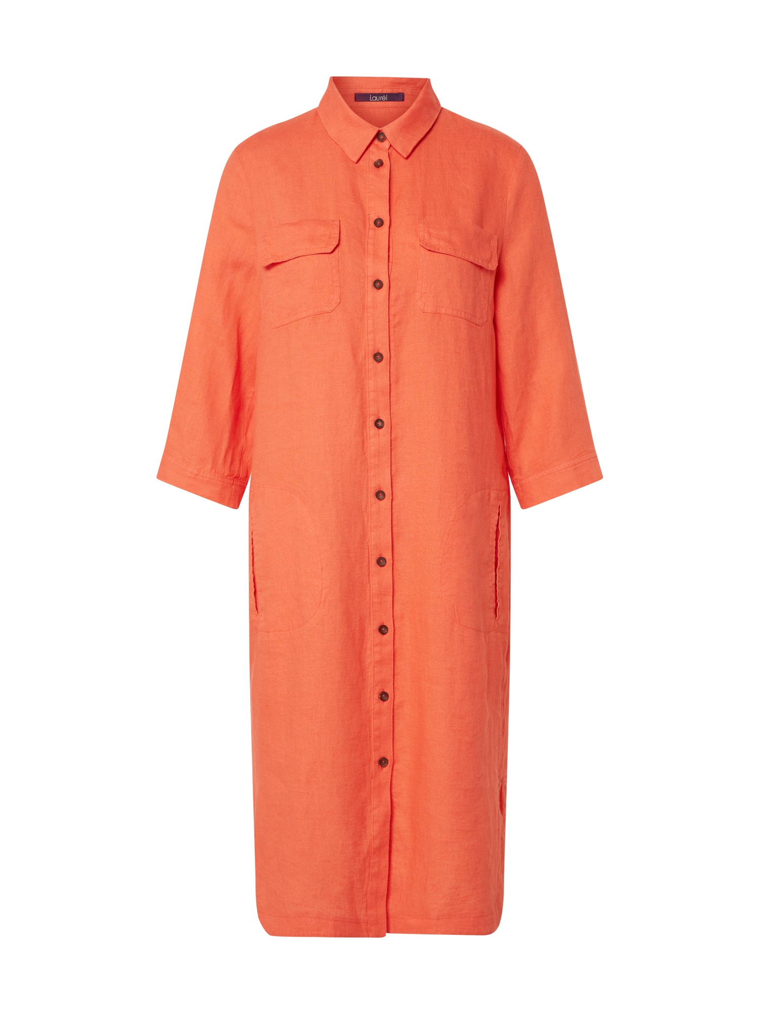 LAUREL Košeľové šaty  oranžová