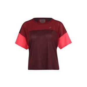 ASICS Funkčné tričko 'Style'  bordové / svetločervená