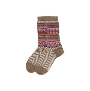 FALKE Ponožky 'Hand Craft. SO'  béžová / zmiešané farby