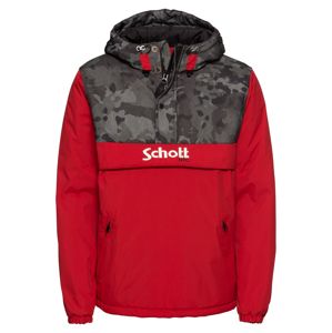 Schott NYC Zimná bunda 'HUSKY 18'  dymovo šedá / červené