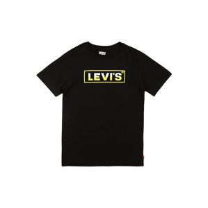 LEVI'S Tričko  čierna / biela / žltá