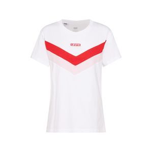 LEVI'S Tričko 'FLORENCE'  červené / biela