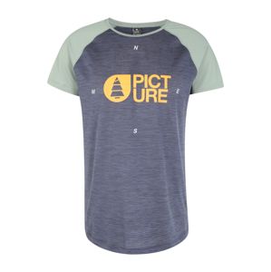 Picture Organic Clothing Sport-Shirt 'YAGO TECH'  kaki / tmavomodrá