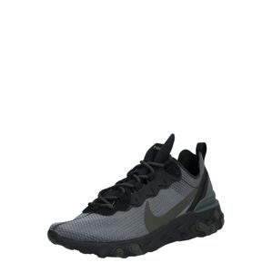 Nike Sportswear Sneaker 'REACT ELEMENT 55'  čierna / olivová