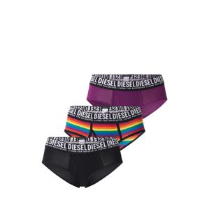 DIESEL Nohavičky 'UFPN-OXY-THREEPACK-P Uw Pantie'  zmiešané farby / čierna / fialová