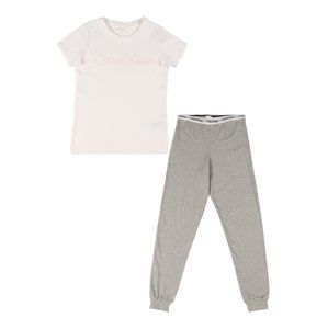 Calvin Klein Underwear Pyžamo  biela / sivá