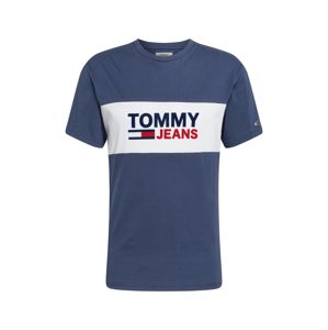 Tommy Jeans Tričko  červená / námornícka modrá / biela