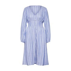 ABOUT YOU Košeľové šaty 'Asya'  modré / biela
