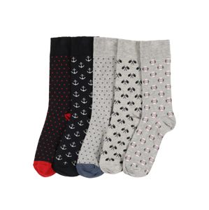 BURTON MENSWEAR LONDON Ponožky '5 Pack Seaside Socks'  modré