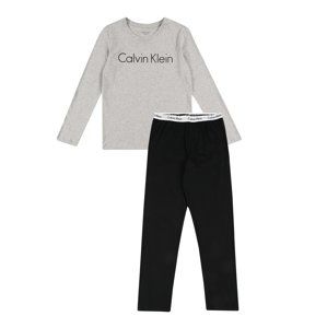 Calvin Klein Underwear Pyžamo  čierna / sivá