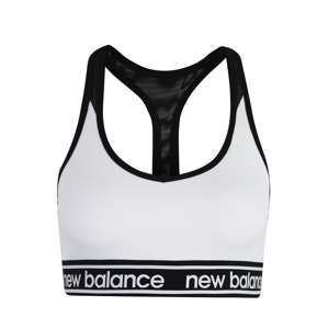 New Balance Športová podprsenka  čierna / biela