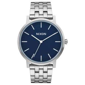 Nixon Analógové hodinky 'Porter'  modré / strieborná