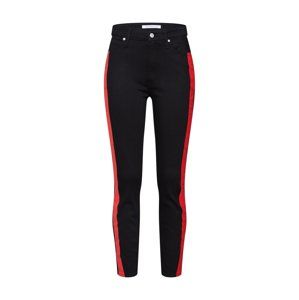 Calvin Klein Jeans Džínsy  červené / čierna