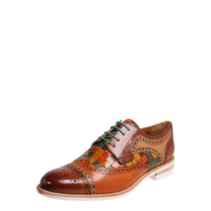 MELVIN & HAMILTON Šnurovacie topánky 'Henry 7'  telová / hnedé / zmiešané farby