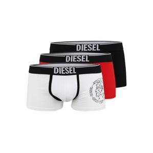 DIESEL Boxershorts  červené / čierna / biela