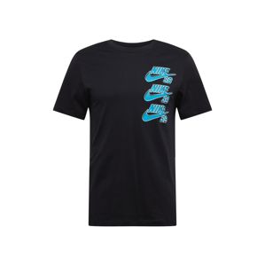 Nike SB Tričko  modré / čierna