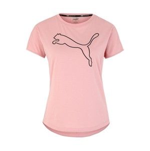PUMA Funkčné tričko 'Cat Tee'  ružová / čierna