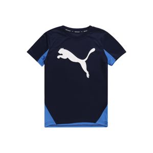 PUMA Funkčné tričko 'Cat Graphic Poly'  námornícka modrá