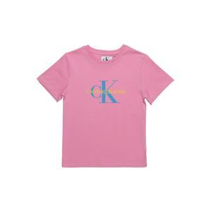 Calvin Klein Jeans Tričko 'MONOGRAM OCO REGULAR TEE'  ružová