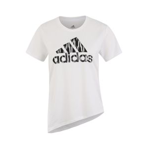 ADIDAS PERFORMANCE Funkčné tričko 'IKAT BOS TEE'  čierna / biela