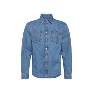 Calvin Klein Jeans Košeľa 'Utility Omega'  modrá denim