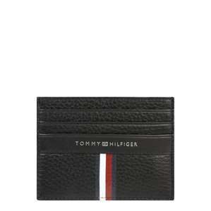 TOMMY HILFIGER Peňaženka 'Corporate Leather CC Holder'  čierna