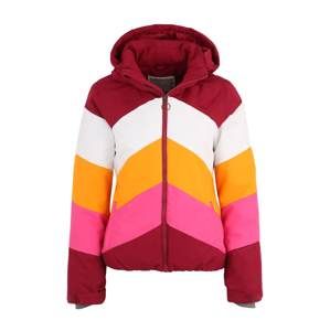 PROTEST Športová bunda 'Bellini'  farba lesného ovocia / svetlooranžové / ružová / biela