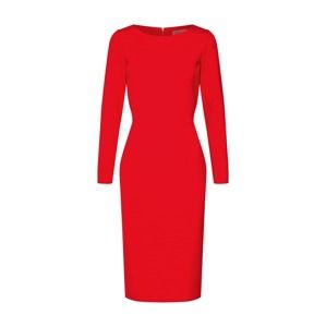 Closet London Puzdrové šaty  červené