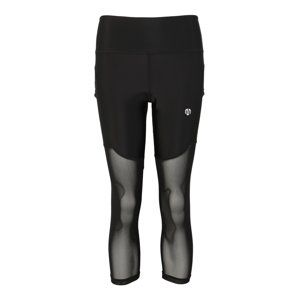 MOROTAI Športové nohavice 'NAKA Performance Mesh Tights 2.0'  čierna / biela