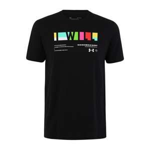UNDER ARMOUR Funkčné tričko 'UA I WILL MULTI'  zmiešané farby / čierna