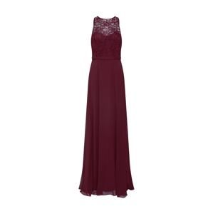 STAR NIGHT Večerné šaty 'long dress misuol lace & chiffon'  burgundská