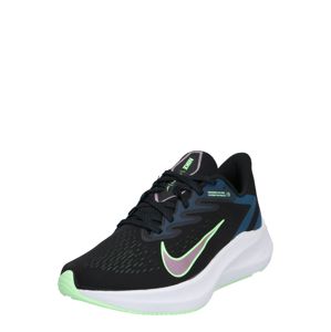 NIKE Bežecká obuv 'Nike Air Zoom Winflo 7'  tmavomodrá / čierna / neónovo zelená