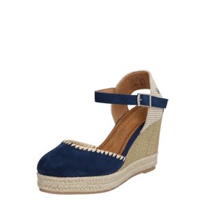 Refresh Remienkové sandále  pieskový / modré