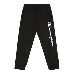 Champion Authentic Athletic Apparel Nohavice 'Rib Cuff Pants'  biela / čierna