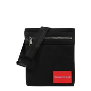 Calvin Klein Jeans Taška cez rameno  červená / čierna