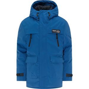 Petrol Industries Zimná bunda  nebesky modrá / čierna / svetlosivá