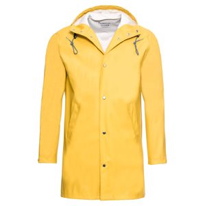 KnowledgeCotton Apparel Prechodný kabát 'Long Rain Jacket'  žlté