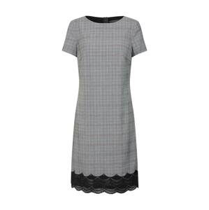 Esprit Collection Šaty  sivá / čierna