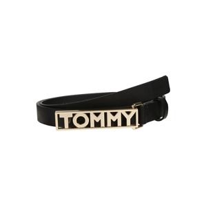 TOMMY HILFIGER Opasky 'Tommy Plaque Belt 2.0'  čierna