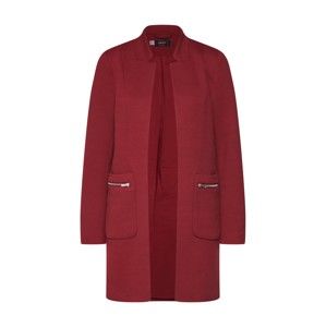 ONLY Prechodný kabát 'LINEA'  vínovo červená