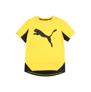 PUMA Funkčné tričko 'Active Sports Cat Graphic'  žlté