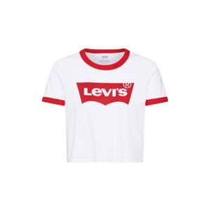 LEVI'S Tričko 'GRAPHIC BABY'  červené / biela