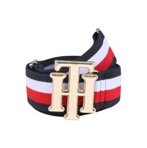 TOMMY HILFIGER Opasky 'New Fashion Elastic Belt '  tmavomodrá / červené / biela
