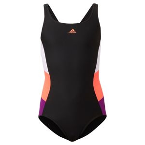 ADIDAS PERFORMANCE Športové plavky  čierna / biela / fialová / lososová