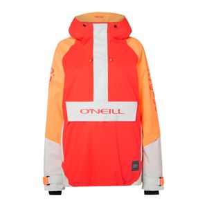 O'NEILL Športová bunda 'ORIGINAL'  biela / oranžová / ohnivo červená