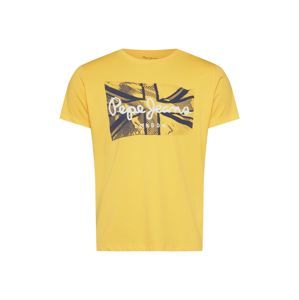Pepe Jeans Tričko 'DACEY'  žlté / čierna / biela